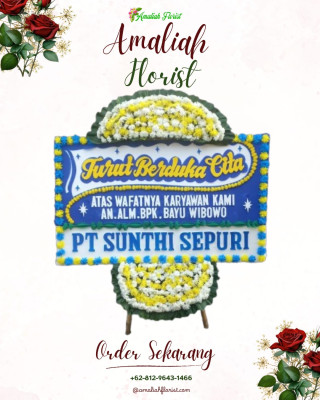 Papan Bunga Duka di Kebagusan