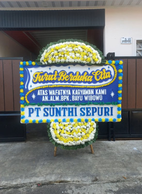 Papan Bunga Duka di Kebagusan