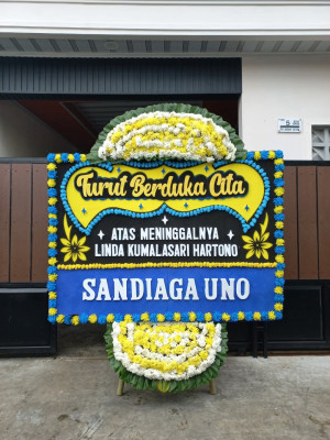 Papan Bunga Duka di Kebagusan