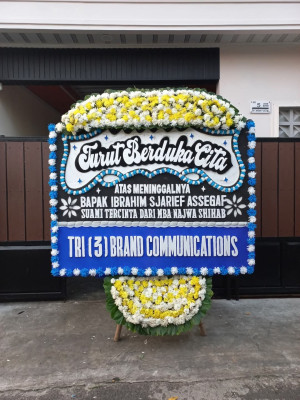 Papan Bunga Duka di Kebagusan